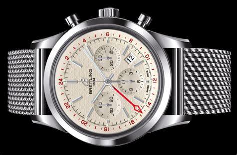 does breitling transocean gmt have independent hour hand